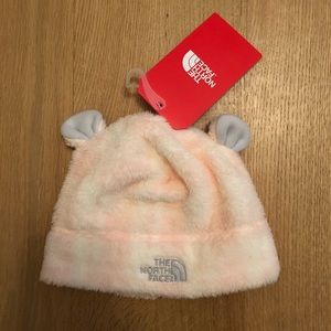 North Face fleece baby hat- size 6-24 months